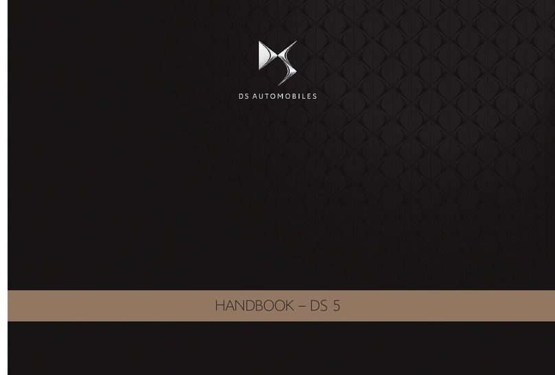 DS Automobiles DS 5 User manual DS Automobiles DS 5 User manual