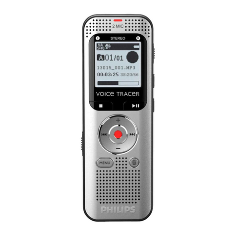 Philips VoiceTracer DVT2010 quick start guide