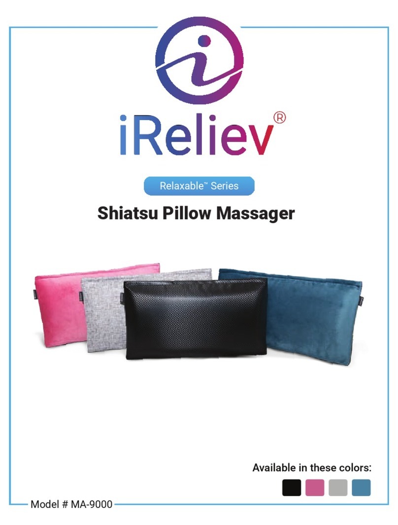 iReliev Relaxable Series manual