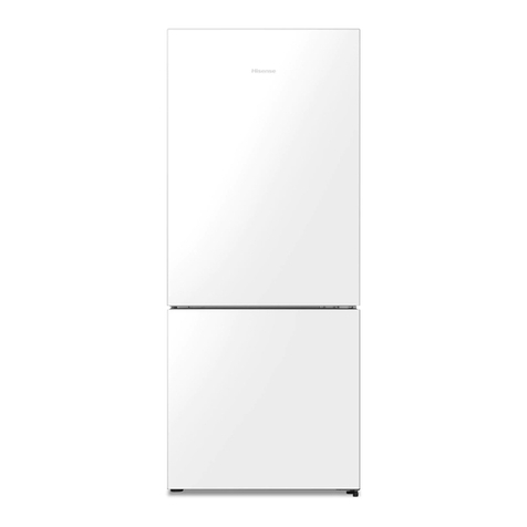 Hisense RB15A2CWE Mounting instructions