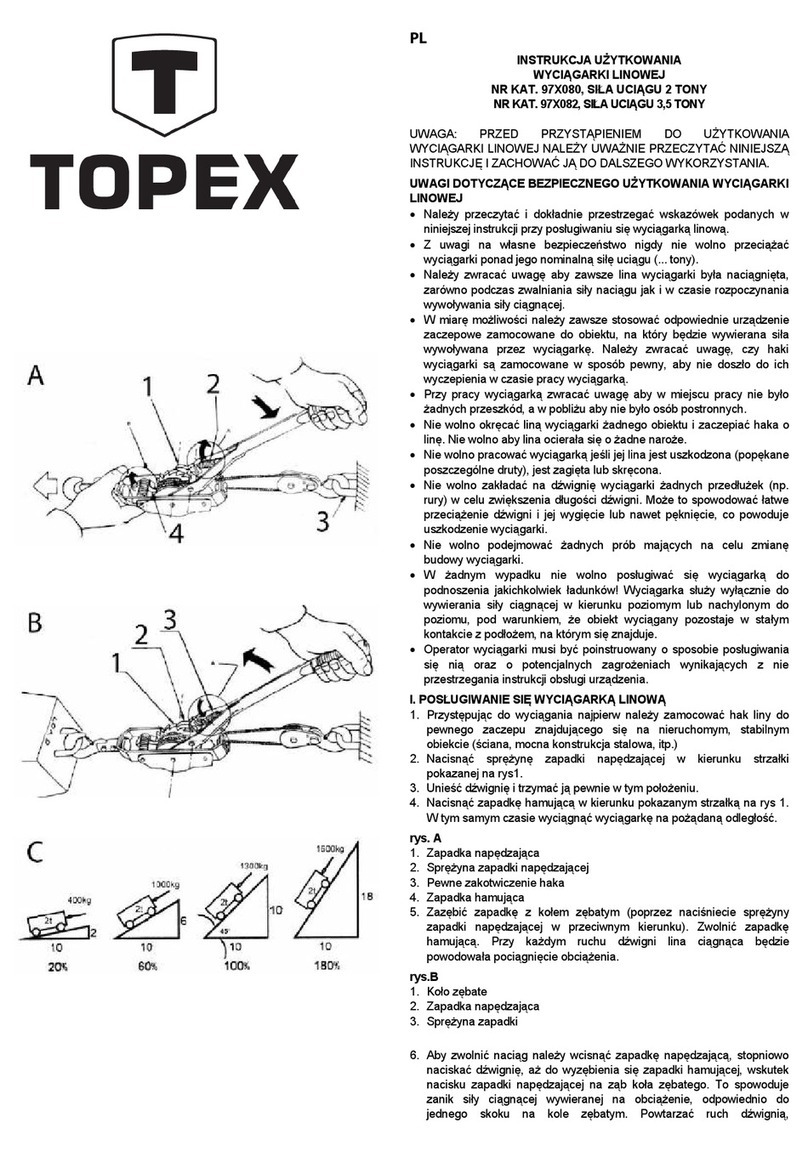 Topex 97X080 Instructions for use