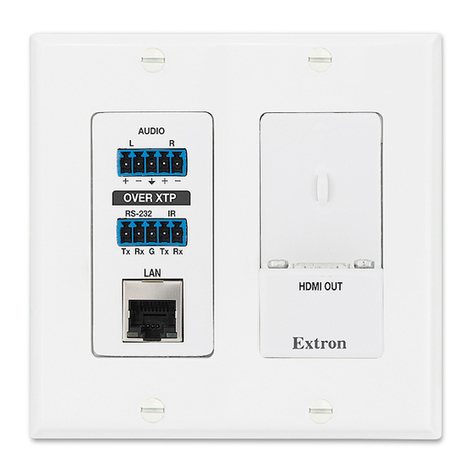 Extron electronics XTP R HWP 201 User manual