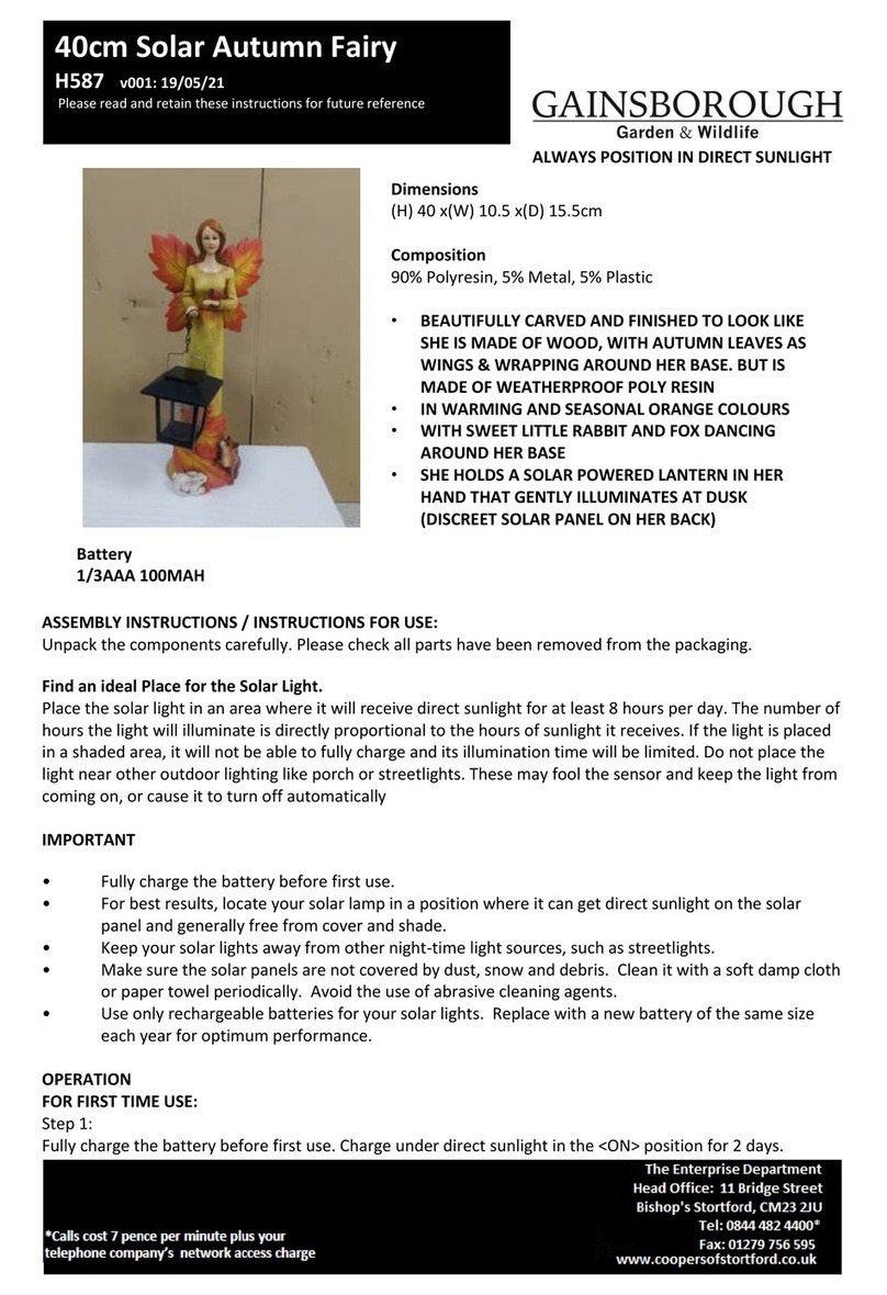 Gainsborough H587 User manual