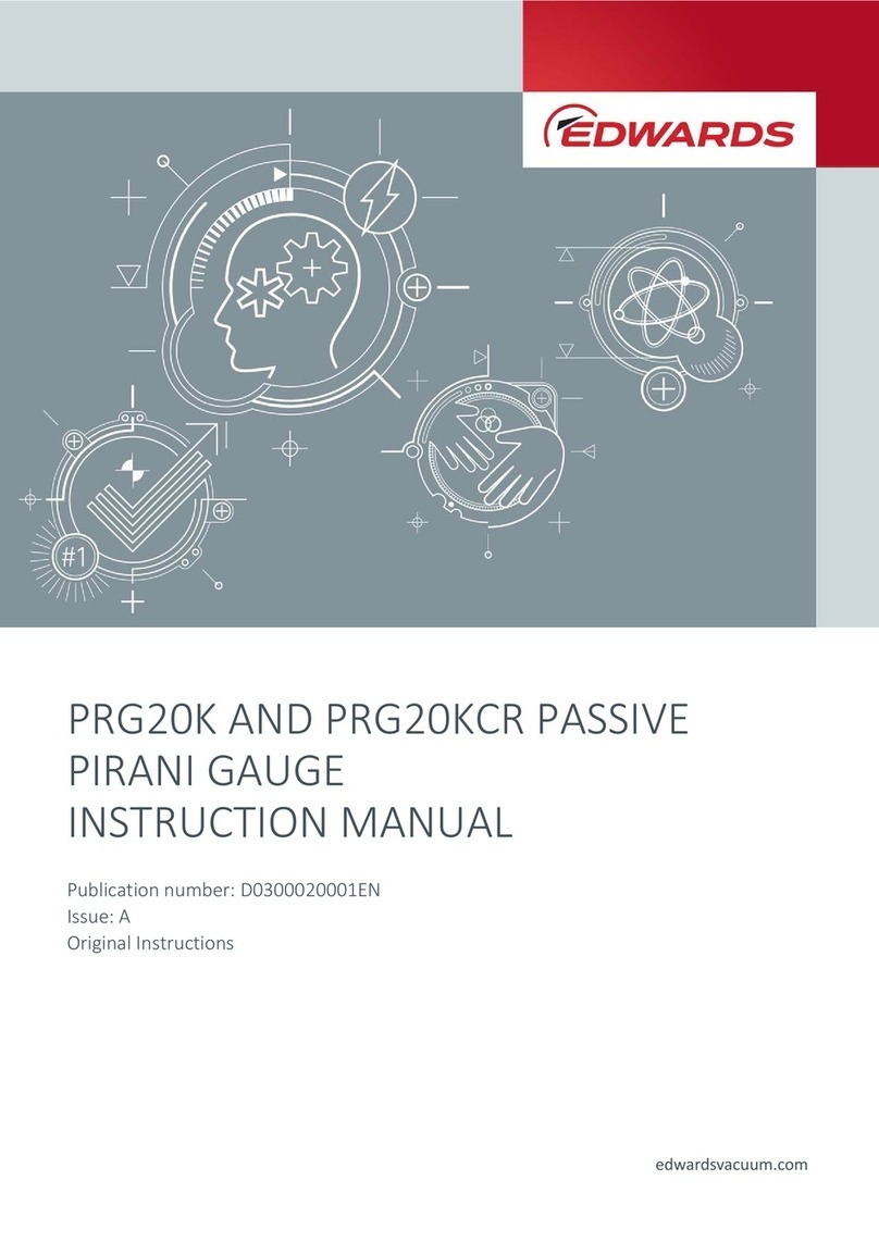 Edwards PRG20K User manual Edwards PRG20K User manual
