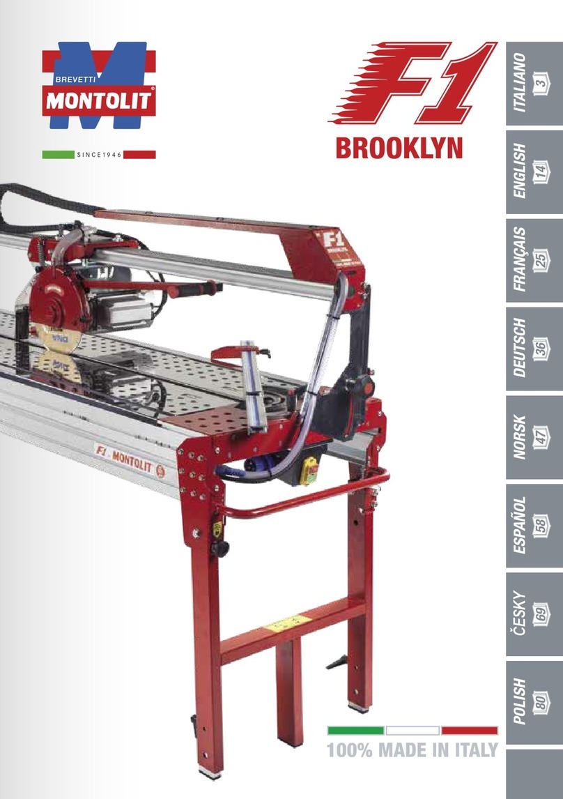 MONTOLIT F1 Brooklyn manual
