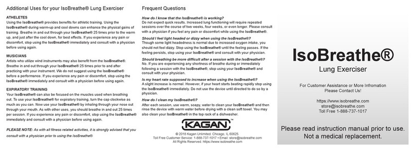 Kagan IsoBreathe User manual