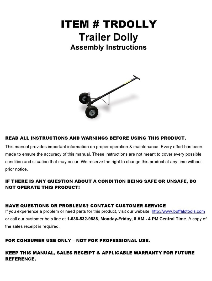 Buffalo Tools TRDOLLY Assembly instructions
