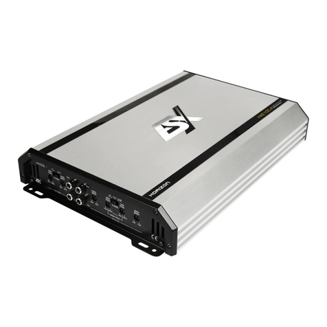 Audiodesign ESX HORIZON HXE100.4 user manual