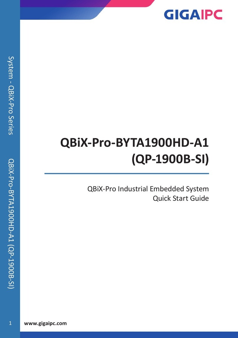 GIGAIPC QBiX-Pro-BYTA1900HD-A1 quick start guide GIGAIPC QBiX-Pro-BYTA1900HD-A1 quick start guide