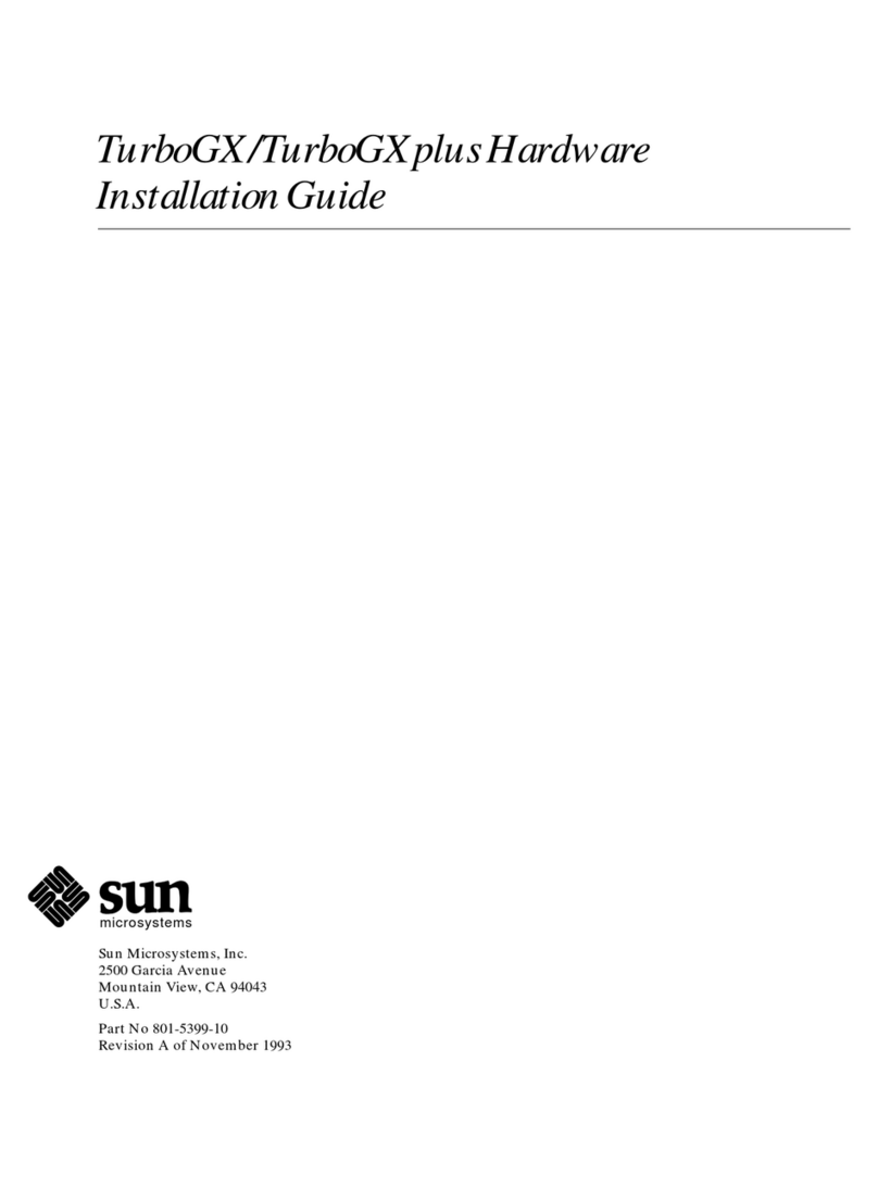Sun Microsystems TurboGX User manual