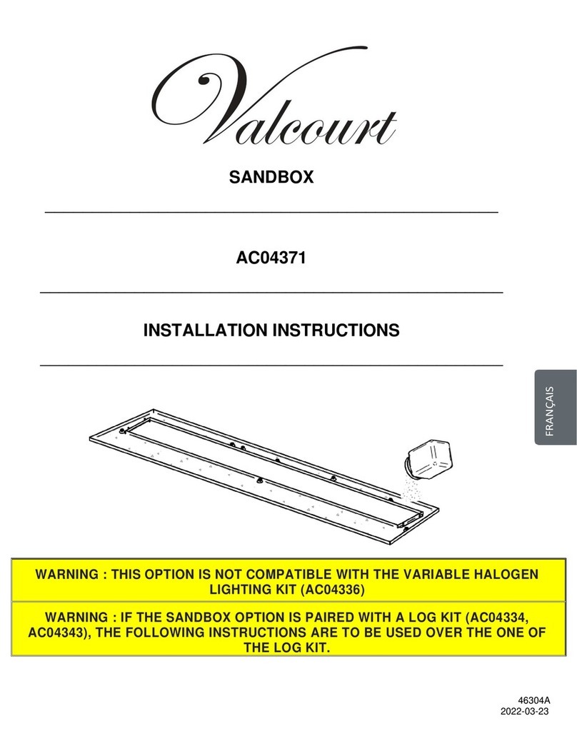 Valcourt AC04371 installation instructions Valcourt AC04371 installation instructions