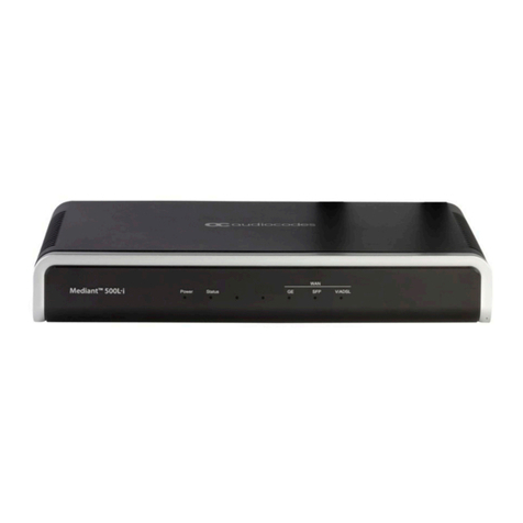 AudioCodes M500Li User manual