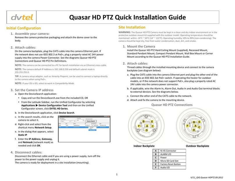 DVTEL Quasar User manual