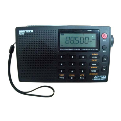 DIGITECH Audio AR-1733 User manual