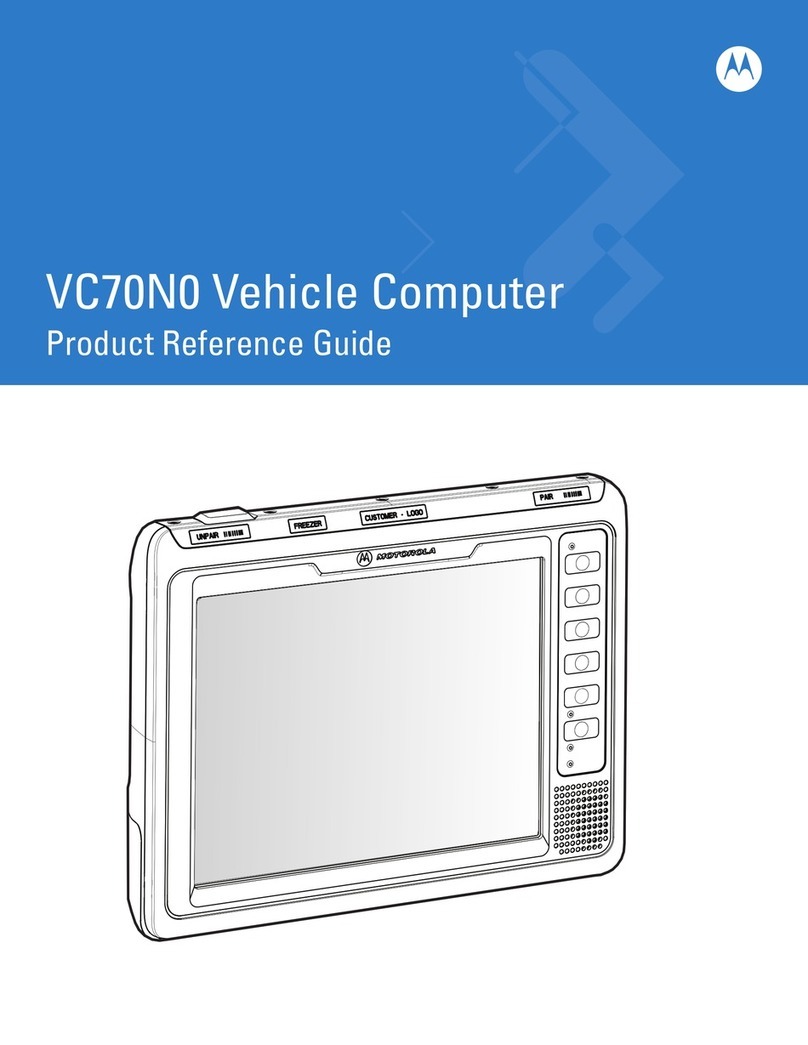Motorola VC70N0 Installation and operation manual