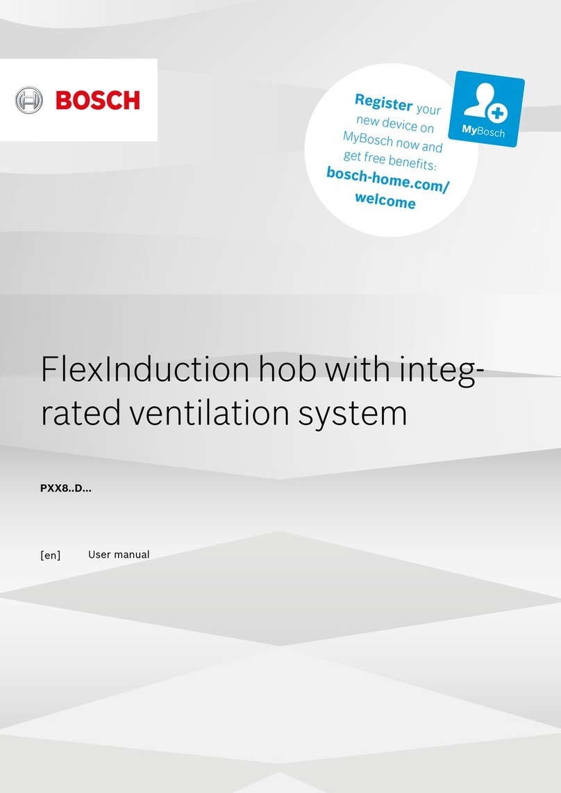 Bosch FlexInduction PXX8 D Series user manual