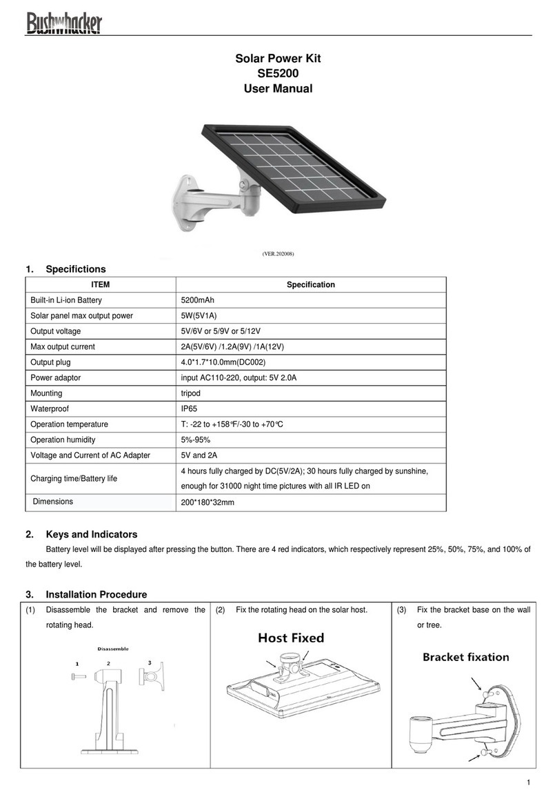 BUSHWACKER SE5200 user manual