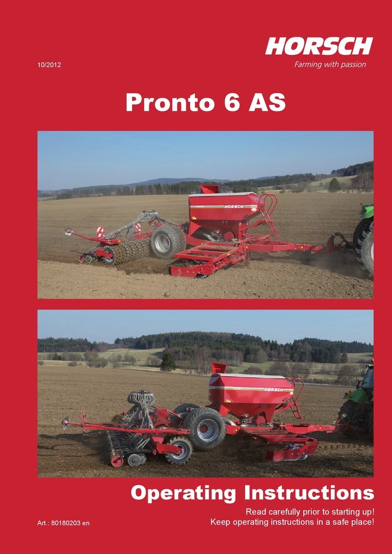 horsch Pronto 6 AS operating instructions