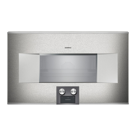 Gaggenau BS47.112 User manual and installation instructions