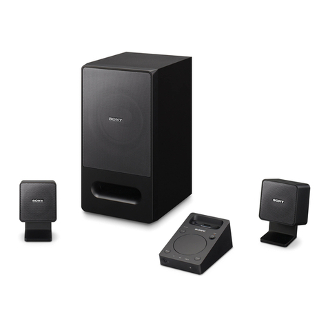 Sony SRS-GD50iP User manual