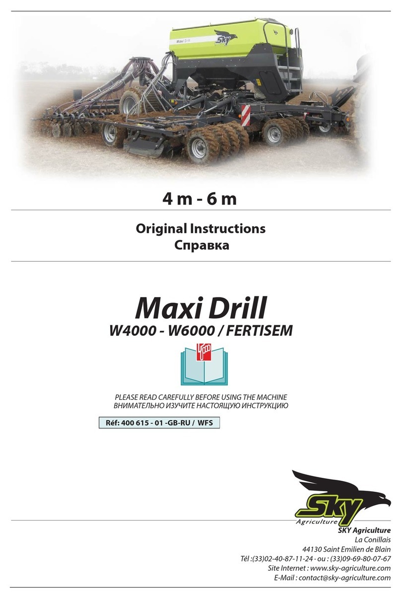 SKY Agriculture Maxi Drill W4000 FERTISEM Original instructions SKY Agriculture Maxi Drill W4000 FERTISEM Original instructions