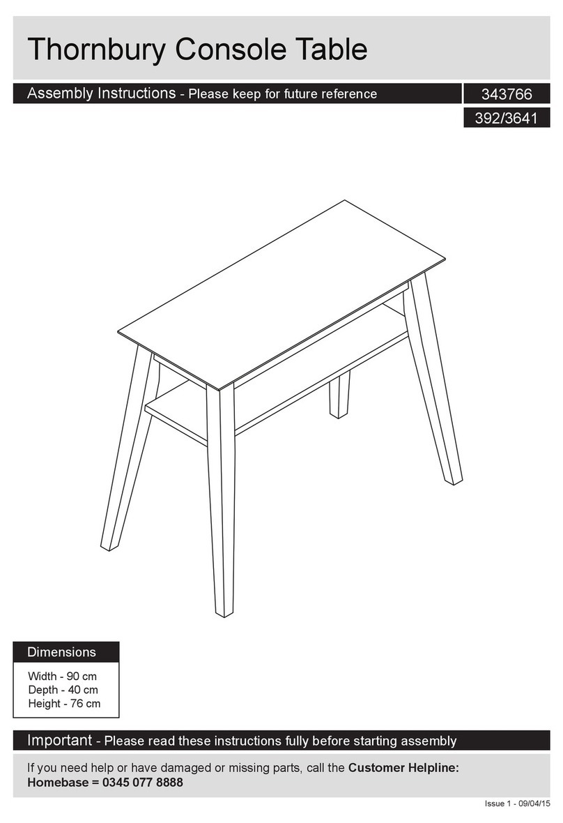 Argos Habitat Thornbury 343766 User manual Argos Habitat Thornbury 343766 User manual