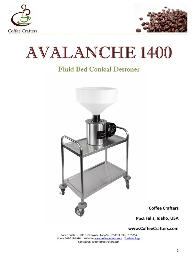 Coffee crafters AVALANCHE 1400 manual