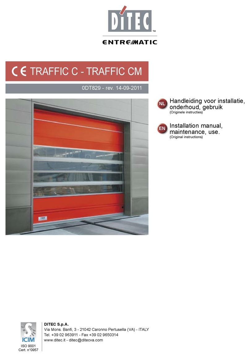DITEC entrematic TRAFFIC C User guide