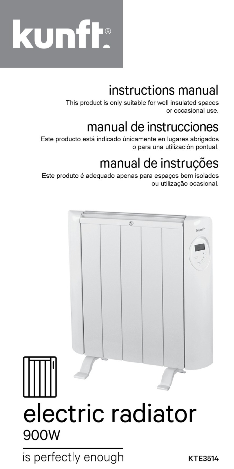 Kunft KTE3514 instruction manual