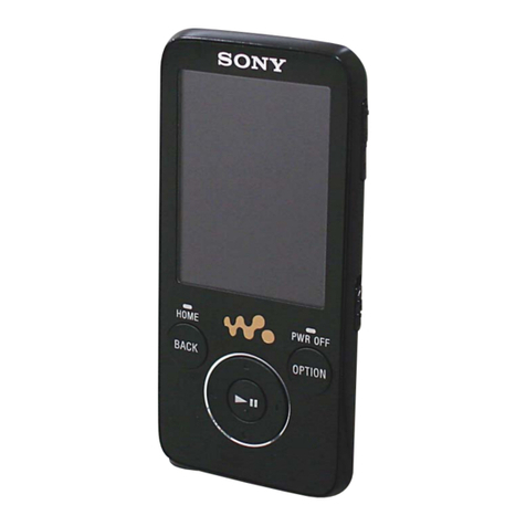 Sony Walkman NWZ-S636F User manual