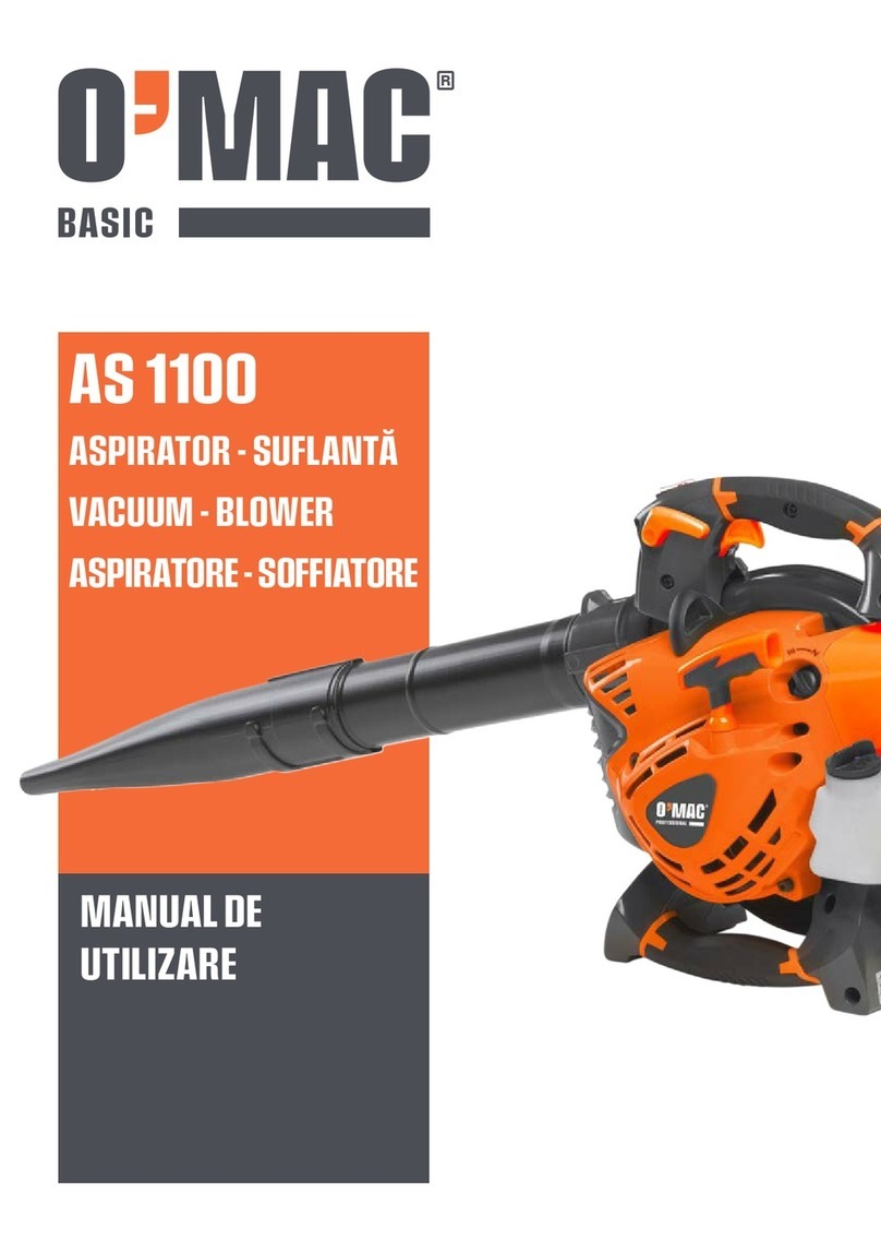O-Mac AS 1100 Operator's manual