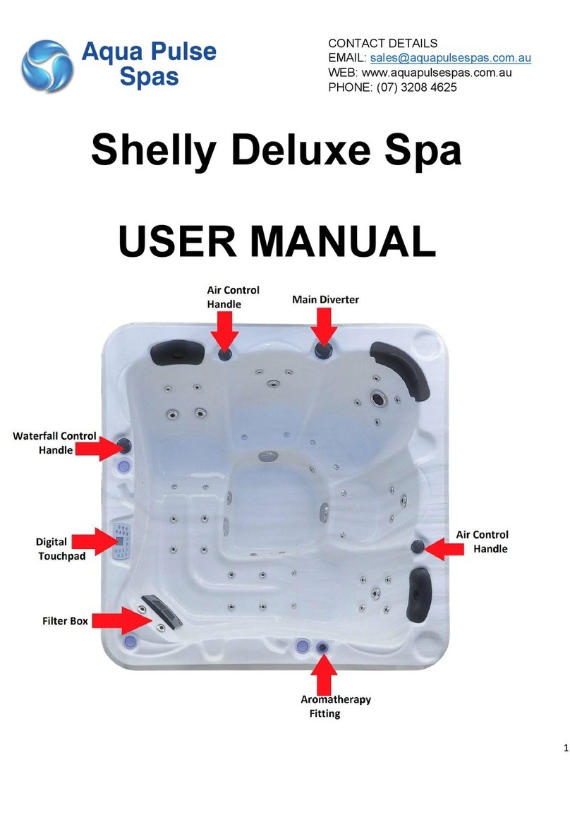 Aqua Pulse Spas Shelly Deluxe Spa user manual