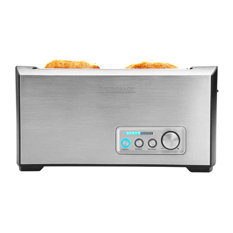 Gastroback DESIGN TOASTER PRO 4S User manual Gastroback DESIGN TOASTER PRO 4S User manual