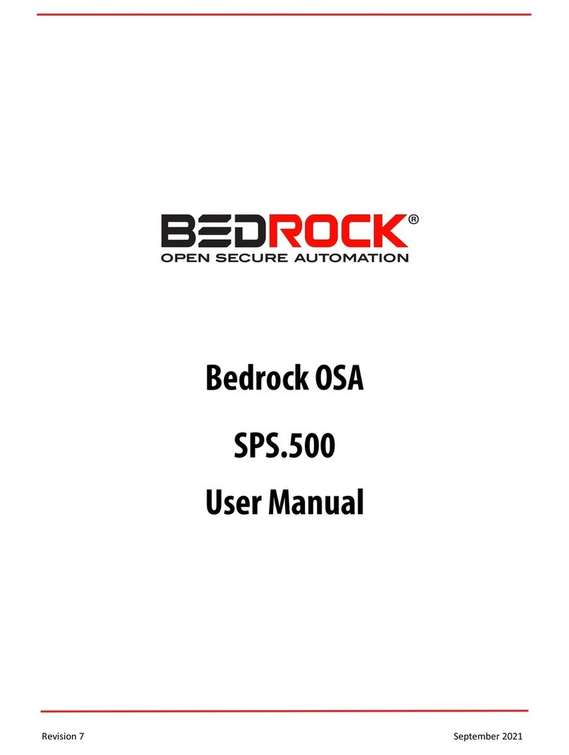 Bedrock SPS.500 User manual