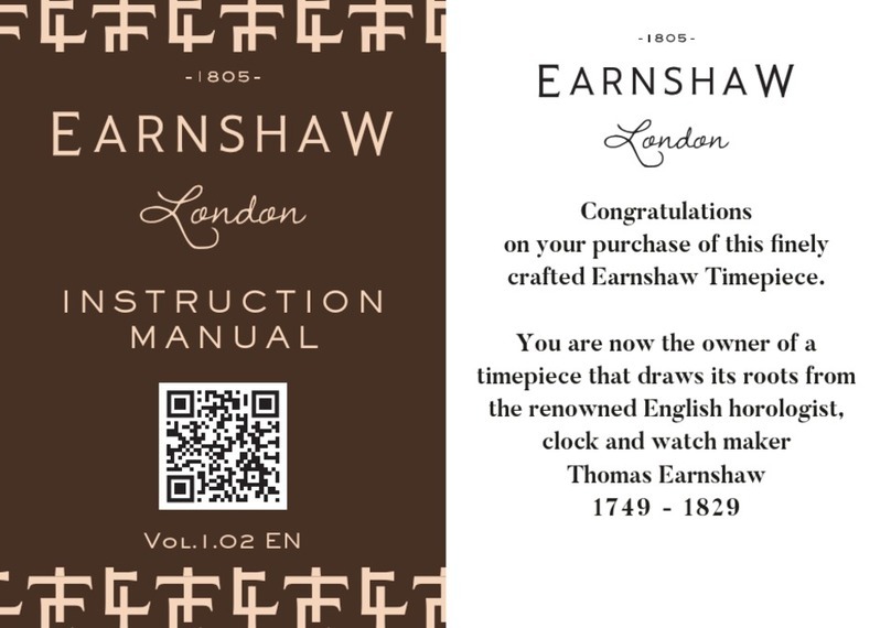 EARNSHAW London instruction manual