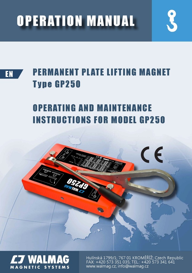 Walmag GP250 User manual