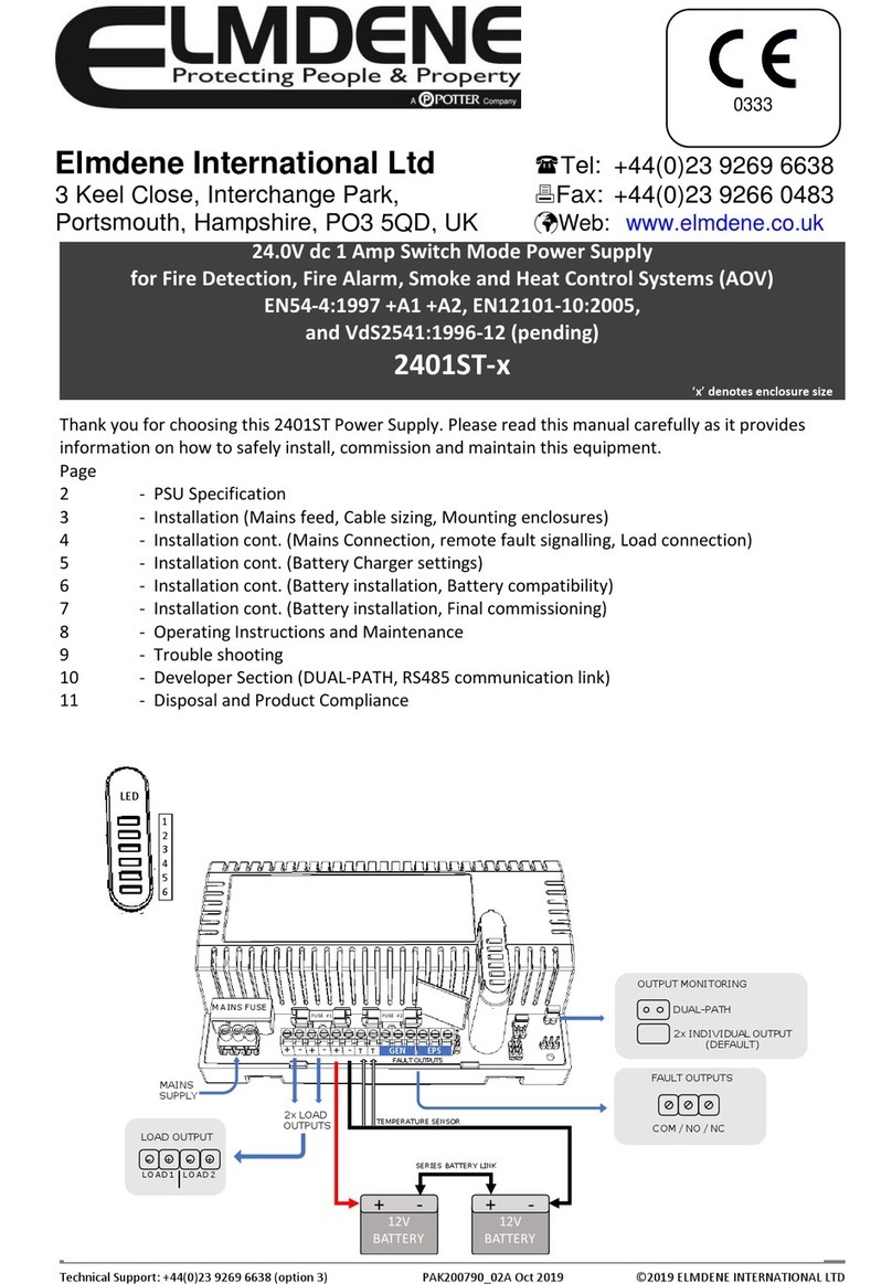 Elmdene 2401ST User manual