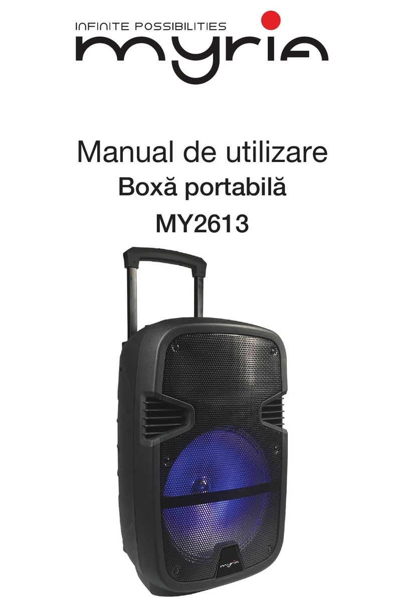 Myria MY2613 User manual