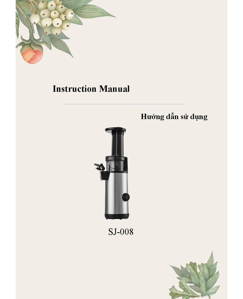 Ava SJ-008 instruction manual