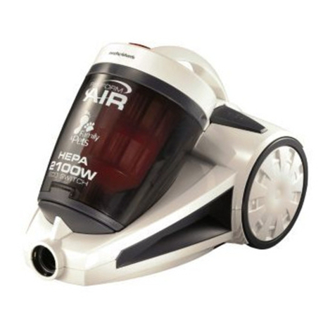 Morphy Richards PerformAir Upright Vacuum User manual