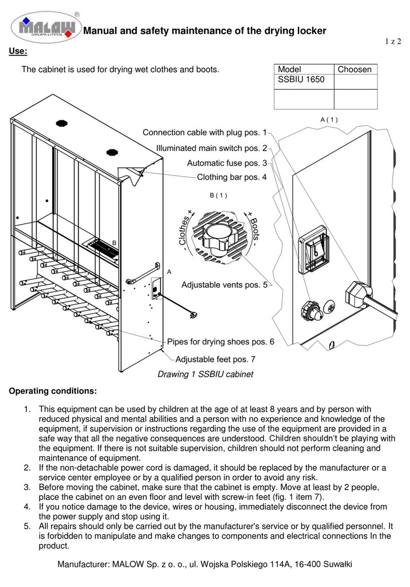 MALOW SSBIU 1650 Instruction manual and safety guide