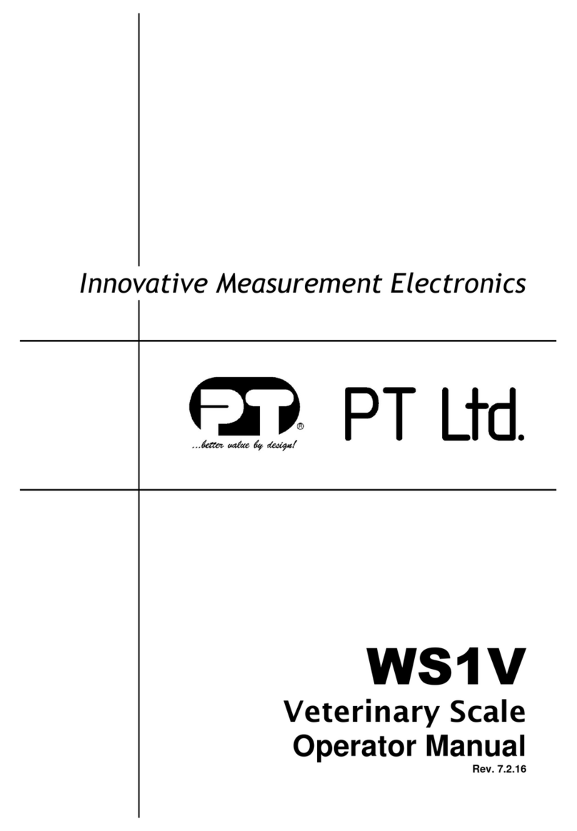 PT WS1V Series Operator's manual