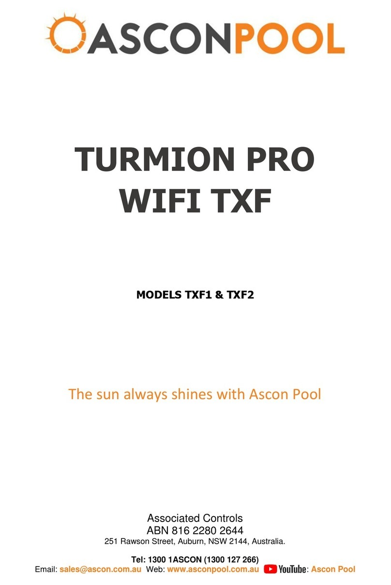 Ascon Pool TURMION PRO TXF1 manual Ascon Pool TURMION PRO TXF1 manual