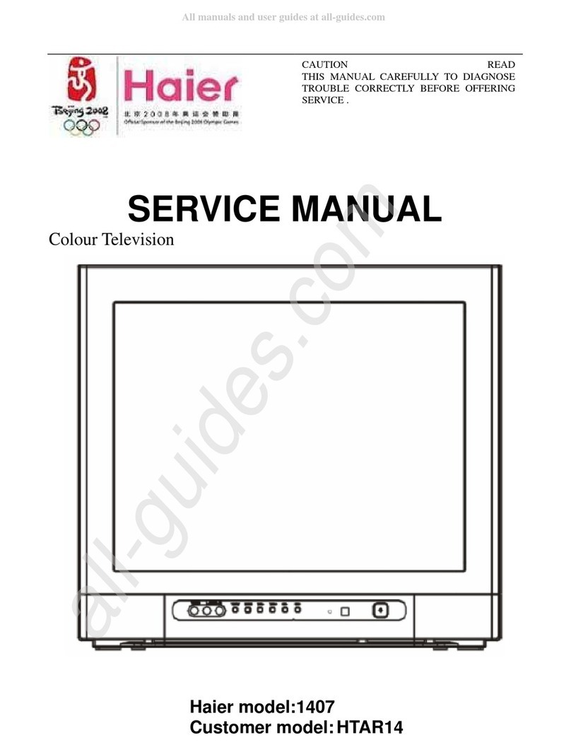 Haier 1407 User manual Haier 1407 User manual