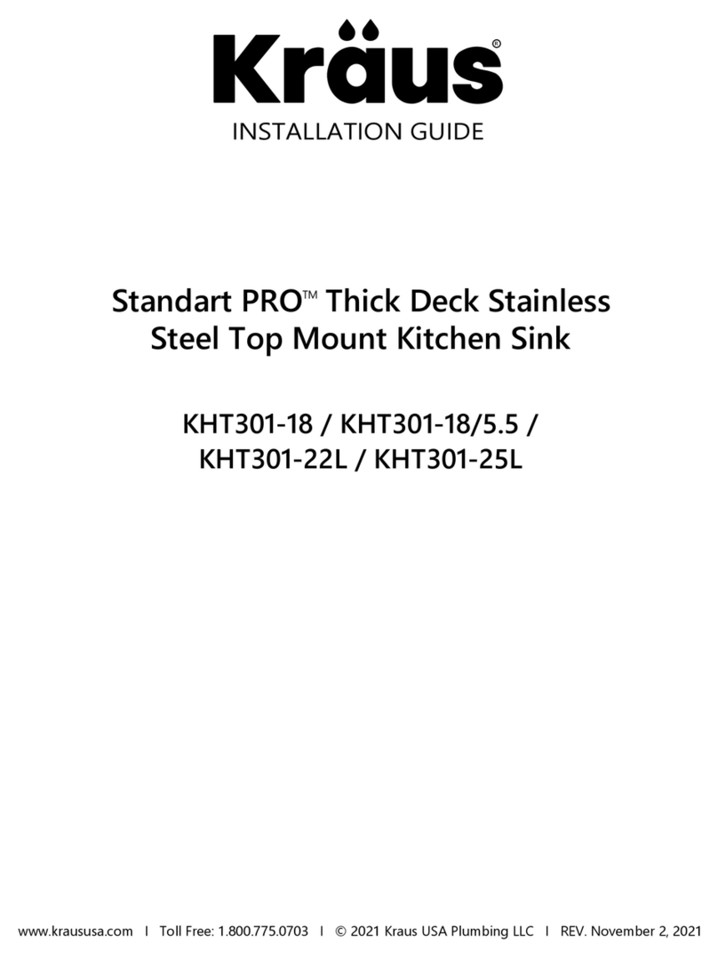 Kraus Standart PRO KHT301-18 installation guide