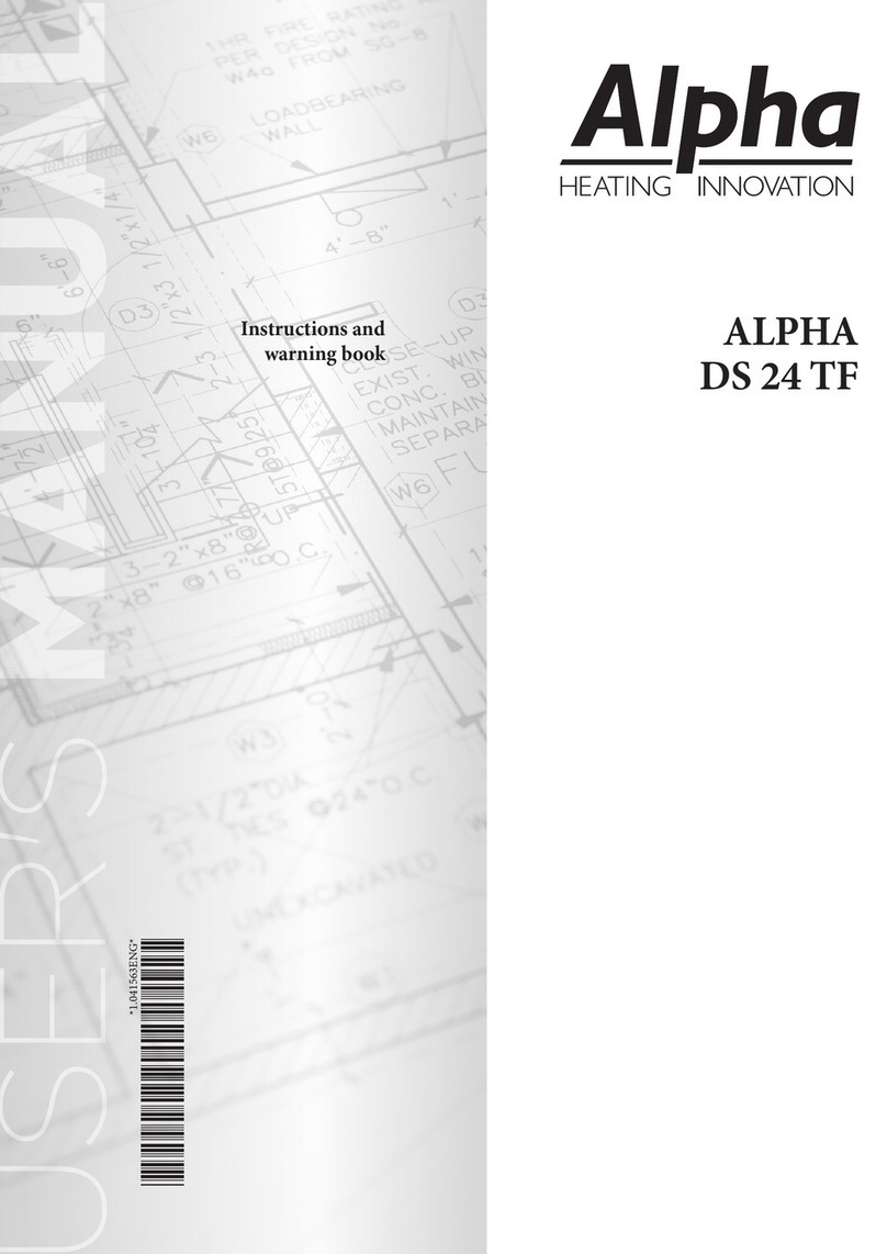 Alpha DS 24 TF Instruction and warning book