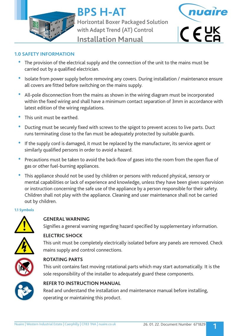 NuAire BPS H-AT installation manual