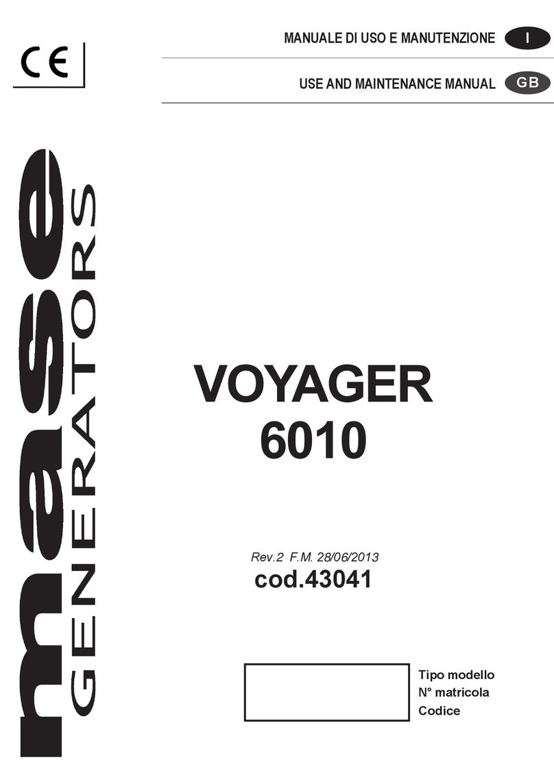 Mase Generators VOYAGER User manual