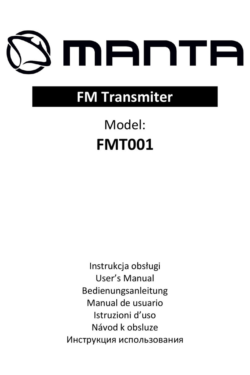 Manta FMT001 User manual