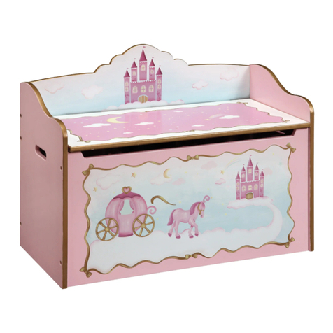 guide craft Princess Toy Box G86304 Assembly instructions